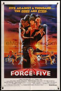 7p325 FORCE: FIVE int'l 1sh '81 Benny 'The Jet' Urquidez, 5 against 1,000, the odds are even!