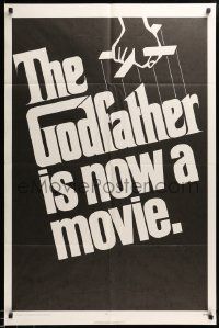 7p368 GODFATHER teaser 1sh '72 Francis Ford Coppola crime classic, it's now a movie, Fujita art!