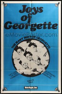 7p484 JOYS OF GEORGETTE 1sh '69 sexy images, they long for the taste of forbidden sex!