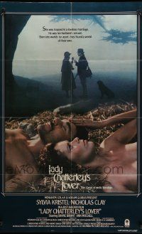 7p498 LADY CHATTERLEY'S LOVER int'l 1sh '82 D.H. Lawrence, sexy Sylvia Kristel in the hay!