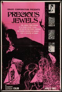 7p702 PRECIOUS JEWELS 1sh '69 a fistful of sexy women & a handful of grief!