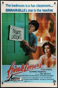 7p706 PRIVATE LESSONS int'l 1sh '81 sexy teacher Sylvia Kristel, Hesseman, much sexier diff image!