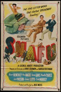 7p813 SNAFU style A 1sh '45 Robert Benchley, Vera Vague, situation normal, all fouled up!