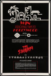 7p857 SWARM 1sh '78 directed by Irwin Allen, all-star cast, killer bee attack is coming!