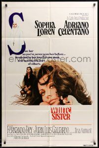 7p963 WHITE SISTER int'l 1sh '72 many images of sexy Sophia Loren as you've never seen her before!