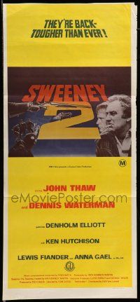 7r479 SWEENEY 2 Aust daybill '78 John Thaw, Dennis Waterman, Denholm Elliot!