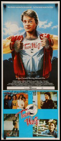 7r485 TEEN WOLF Aust daybill '85 teenage werewolf Michael J. Fox, different image!