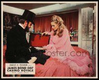 7r123 CASINO ROYALE French LC '67 great image of Peter Sellers in top hat with Ursula Andress!