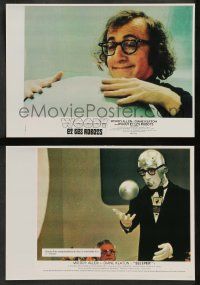 7r122 SLEEPER 2 French LCs '74 Woody Allen, Diane Keaton, wacky futuristic sci-fi comedy!