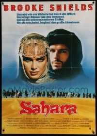 7r531 SAHARA German 33x47 '84 different images of sexy Brooke Shields in the African desert!