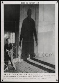 7r533 SHADOWS & FOG German 33x47 '92 cool photographic image of Woody Allen by Brian Hamill!