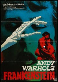 7r569 ANDY WARHOL'S FRANKENSTEIN German '74 Joe Dallessandro, directed by Paul Morrissey!