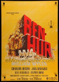 7r581 BEN-HUR German R70s Charlton Heston, William Wyler classic religious epic!