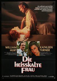 7r595 BODY HEAT German R80s sexy smoking Kathleen Turner in robe & William Hurt!