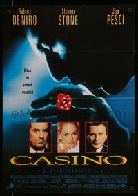 7r609 CASINO German '96 Martin Scorsese, Robert De Niro & Stone, Joe Pesci, blue design!