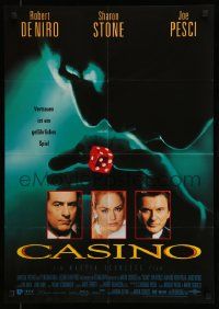 7r610 CASINO German '96 Martin Scorsese, Robert De Niro & Stone, Joe Pesci, green design!