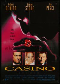 7r611 CASINO German '96 Martin Scorsese, Robert De Niro & Stone, Joe Pesci, pink design!