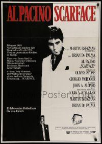 7r904 SCARFACE German '84 Al Pacino as Tony Montana, Michelle Pfeiffer, De Palma, Stone