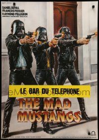 7r935 TELEPHONE BAR German '82 different George Morf art of robbers in Darth Vader masks!