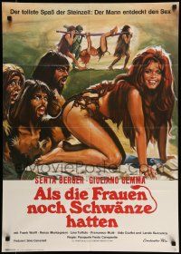 7r981 WHEN WOMEN HAD TAILS German '70 Pasquale Festa Campanile, sexy prehistoric Senta Berger!