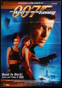 7r994 WORLD IS NOT ENOUGH video German '99 Pierce Brosnan as Bond, Denise Richards, Marceau!