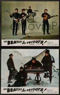7r103 HELP 12 style B French LCs '65 The Beatles, John, Paul, George & Ringo, rock & roll classic!