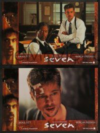 7r105 SEVEN 12 French LCs '95 David Fincher, Morgan Freeman, Brad Pitt!