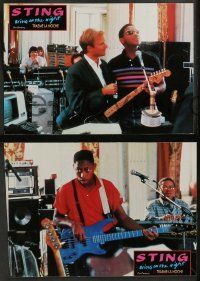 7r143 BRING ON THE NIGHT 6 Spanish LCs '85 Sting with guitar, directed by Michael Apted!