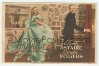 7s724 CAREFREE Spanish herald '44 c/u of Fred Astaire & Ginger Rogers dancing, Irving Berlin