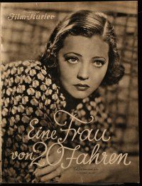 7s044 ACCENT ON YOUTH German program '36 different images of Sylvia Sidney & Herbert Marshall!