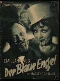 7s050 BLUE ANGEL German program '30 Josef von Sternberg classic, Emil Jannings,Marlene Dietrich