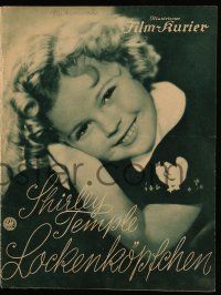 7s059 CURLY TOP German program '35 great different images of cute Shirley Temple & John Boles!