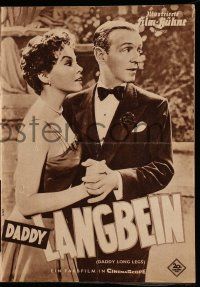 7s302 DADDY LONG LEGS Film Buhne German program '55 different images of Fred Astaire & Leslie Caron!