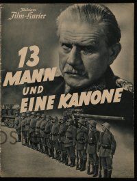 7s159 DREIZEHN MANN UND EINE KANONE German program '38 Johannes Meyer's Thirteen Men and a Cannon!