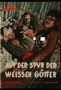 7s331 EMPIRE IN THE SUN German program '58 Peruvian documentary with topless native women!