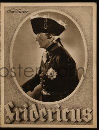 7s070 FRIDERICUS German program '37 Otto Gebuhr as King Frederick II, King of Prussia!