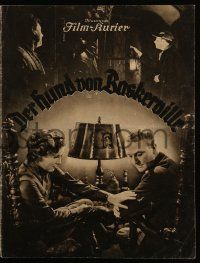 7s077 HOUND OF THE BASKERVILLES German program '37 German Sherlock Holmes adaptation!