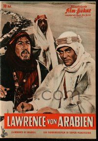 7s436 LAWRENCE OF ARABIA German program '63 David Lean classic, Peter O'Toole, different images!