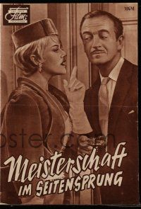 7s519 PLEASE DON'T EAT THE DAISIES German program '60 different images of Doris Day & David Niven!