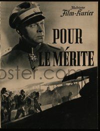7s177 POUR LE MERITE German program '38 Nazi World War I propaganda with Bohme & Hartmann!