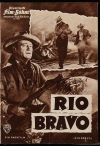 7s552 RIO BRAVO German program '59 John Wayne, Dean Martin, Angie Dickinson, Hawks, different!