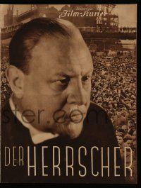 7s109 RULER German program '37 Emil Jannings stars in Nazi propaganda for state ownership of all!