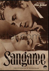 7s566 SANGAREE 3D German program '53 different images of Fernando Lamas & sexy Arlene Dahl, 3-D!