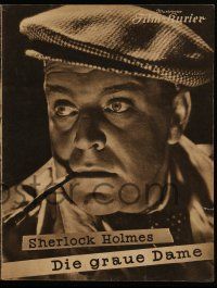 7s114 SHERLOCK HOLMES German program '37 many images of Hermann Speelmans as the detective!