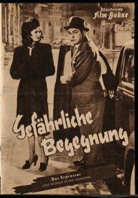 7s674 WOMAN IN THE WINDOW German program '50 Fritz Lang, Edward G. Robinson, Joan Bennett, different