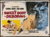 7t626 SWEET BODY OF DEBORAH British quad '69 Il dolce copo di Deborah, Baker in Italian horror!