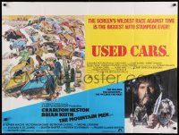 7t635 USED CARS/MOUNTAIN MEN British quad '80 cool Kossin & other art, comedy/western double bill!