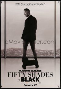 7t107 FIFTY SHADES OF BLACK teaser Canadian 1sh '16 wacky 50 Shades of Grey parody, Marlon Wayans!