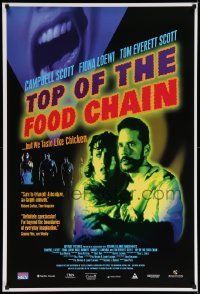 7t120 TOP OF THE FOOD CHAIN Canadian 1sh '99 ...but we taste like chicken, Campbell Scott!