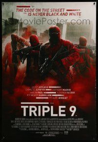 7t122 TRIPLE 9 Canadian 1sh '16 Casey Affleck, Norman Reedus, Ejiofor, Harrelson, and Winslet!